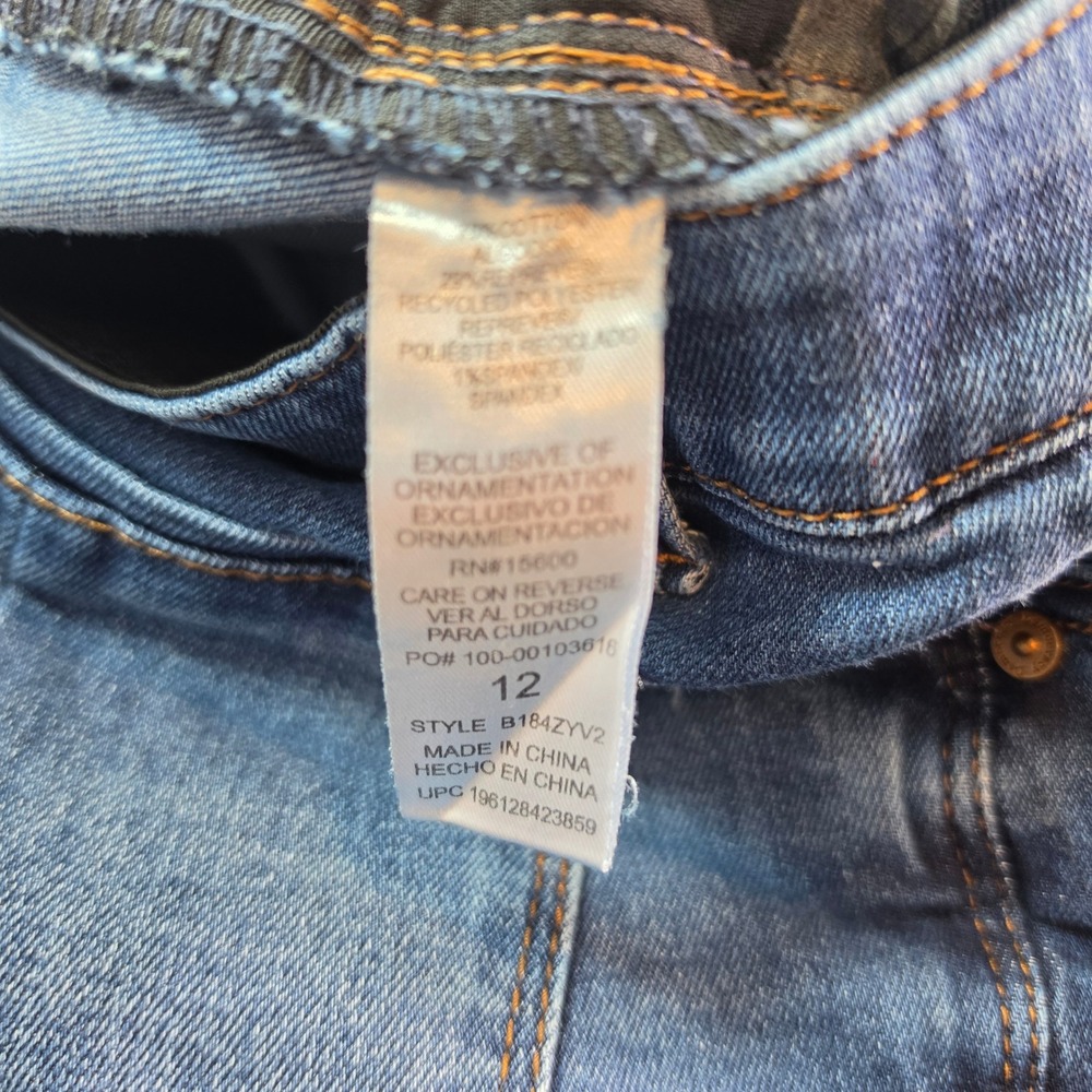 Democracy Absolution Straight Leg Cuffed Girlfriend Jeans Wash Stretch | 12 - Picture 8 of 8